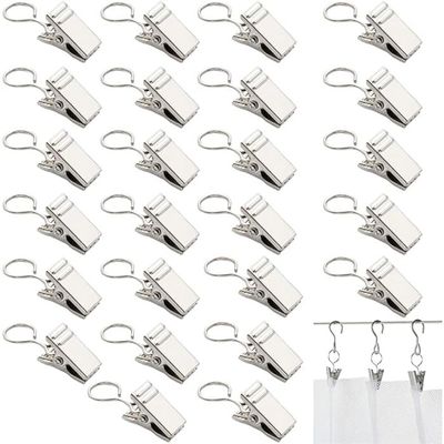 Lot de 12 anneaux rideau de douche gris Lot de 12 anneaux rideau de douche gris