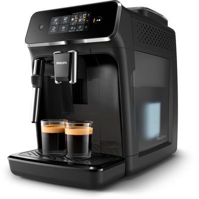 Machine à Café Grains Klarstein Libeica 19 Bars - 1350W, Réservoir 1,8L, Buse Vapeur, Panneau Tactile, Inox