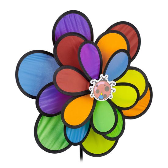 Moulin à vent rotatif à fleurs, décoration de jardin en fer forgé, moulin à vent en métal, décoration de cour, moulin à vent de jardin | Leroy Merlin