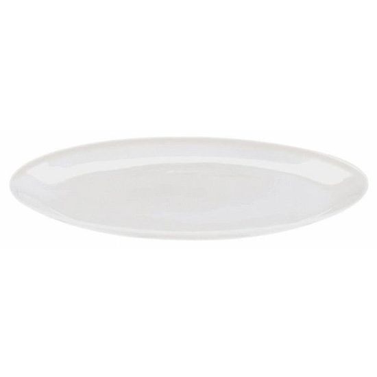 ASA 1926013 De Table Assiette Rectangulaire En Porcelaine Blanc Brillant 29 X 14,5 X 2 Cm