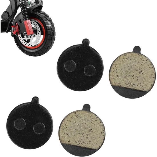 Ejoyous 4 Paires Plaquettes De Frein Semi-Métalliques Pour Trottinette Électrique 10 Pouces - Freinage Puissant Et Durable