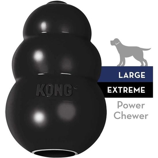 Jouet Kong Extreme pour chien : Large Noir Kong