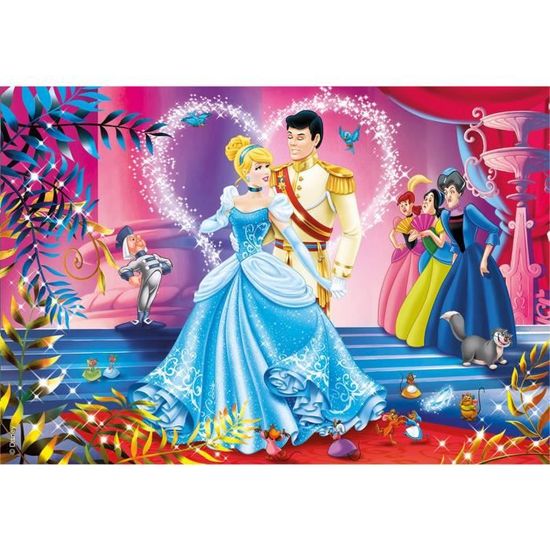 Puzzle 60 pièces : Princesses Disney : Cendrillon - Cdiscount Jeux - Jouets