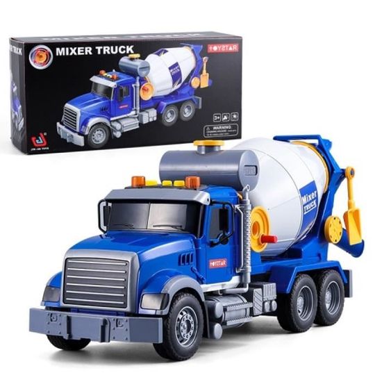 Camion De Pompier 3 En 1 Jouet - Grand Transporteur Avec Hélicoptère Et Voiture - Lumières Et Sons - Pour Enfants 3 Ans Et Plus
