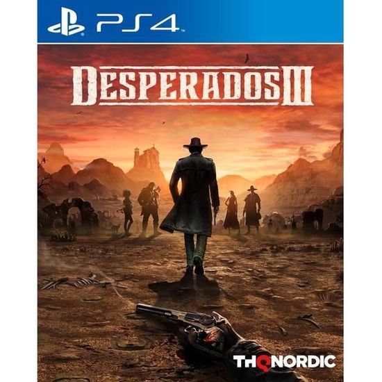 Jeu - THQ Nordic - Desperados III - Stratégie - PS4 - En boîte