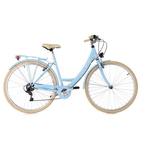 Vélo de ville dame 28'' Toscana 6 vitesses bleu ciel KS Cycling
