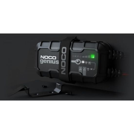 NOCO GENIUS10 EU Chargeur de batterie 10A pour batteries 6V/12V avec fonction d`entretien et de désulfuration -