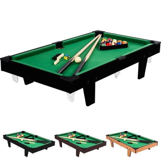 Mini table de billard - Marque - Noir - Vert - 92x52x19cm