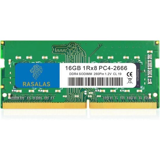 Barrette Mémoire RAM 8 Go DDR4-2666 (PC4-21300) DIMM - Neuf - Compatible HPE P06772-001