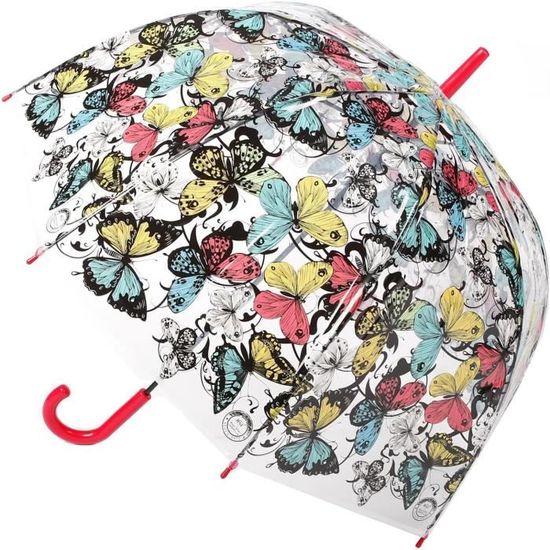 Parapluie Automatique Windbrella Rouge/blanc – Coupe-vent Double Toile