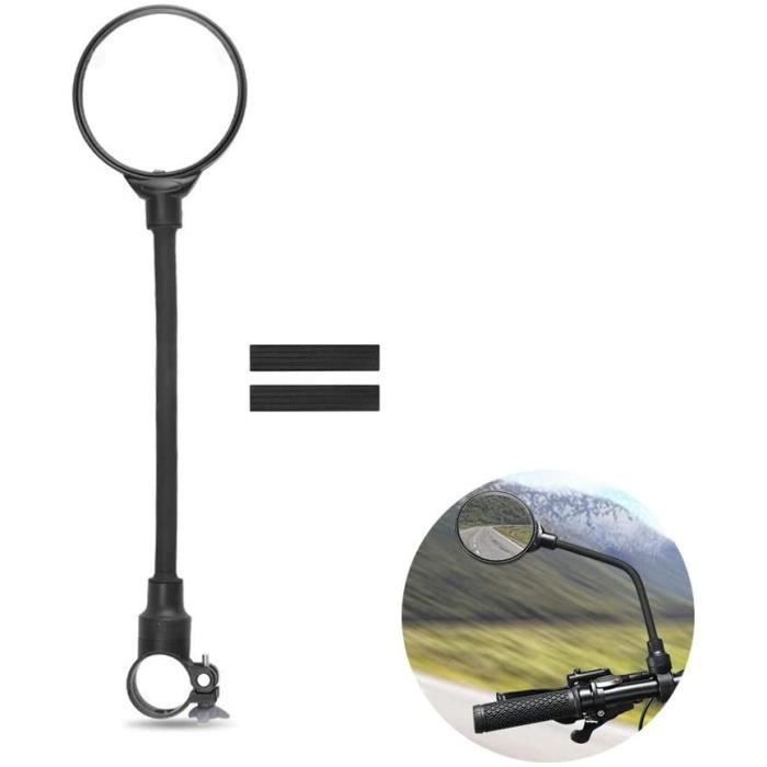 Rétroviseur Pour Lunettes De Vélo - Miroir Réglable Multi-Angles - Sécurité Cyclisme - Pour Côté Gauche