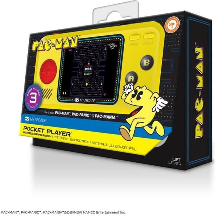 Console portable My Arcade Retro Handheld Pac Man Jaune plateforme
