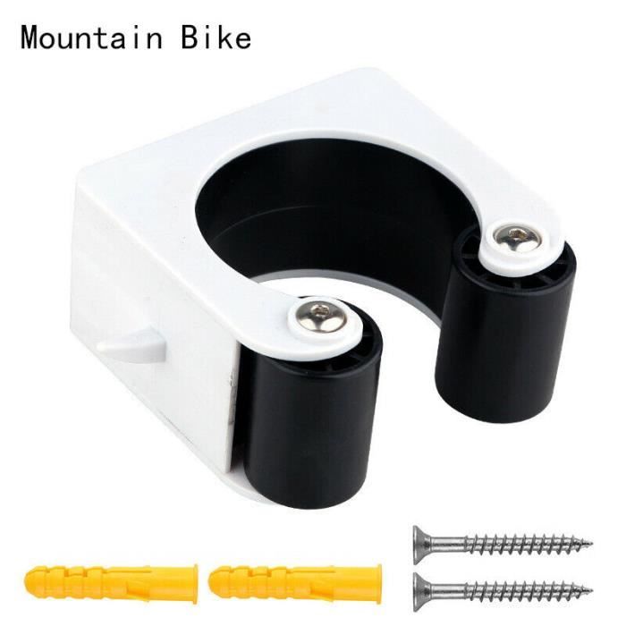 Râtelier vélo Porte-vélo Range vélo Rangement pour vélo Support pour Bicyclette Sol support mural de vélo de montagne noir