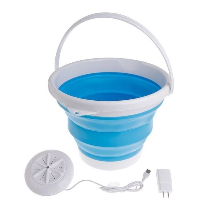 Ultrasonic Washing Machine Portable Turbine Washer USB Laundry Cleaner Travel LZM81225231