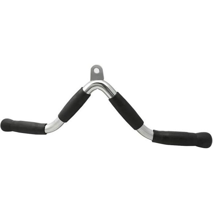 Poignée Musculation Barre en Forme de V Entraînement Fitness Equipement, Triangle tirage Caoutchouc Gym Accessoires Exercices Sport