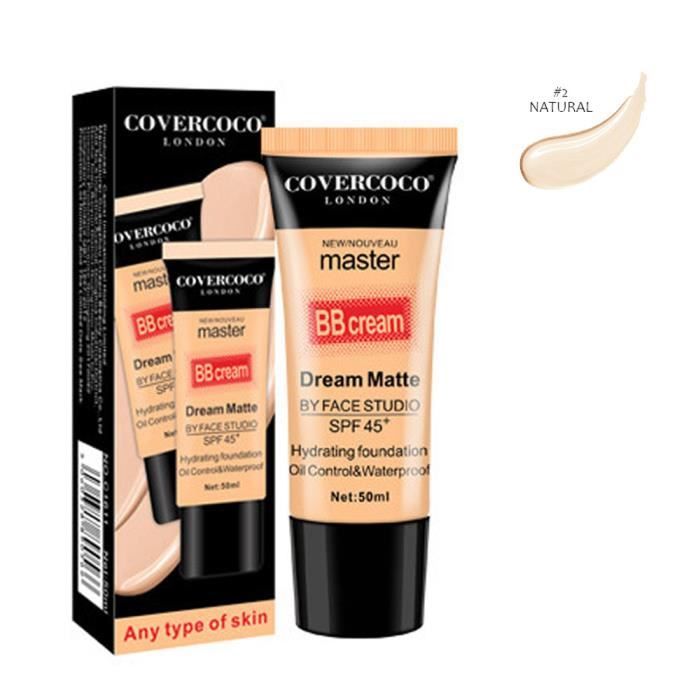 Fond de teint correcteur crème à couverture complète Maquillage anti-cernes soyeux lisse 50 ml JCH81109681B_Ya