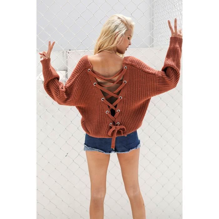 Pull à tricoter femme