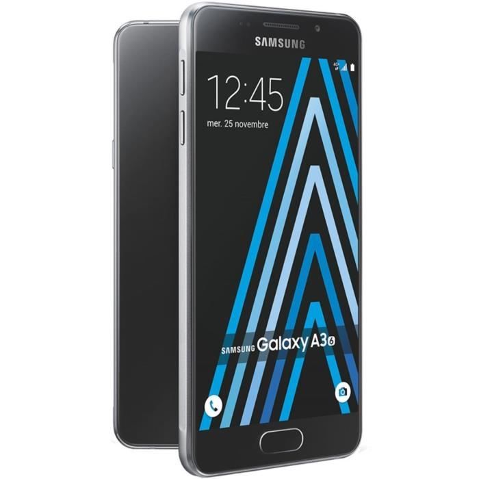 SAMSUNG Galaxy A3 2016 16 go Noir - Reconditionné - Excellent état