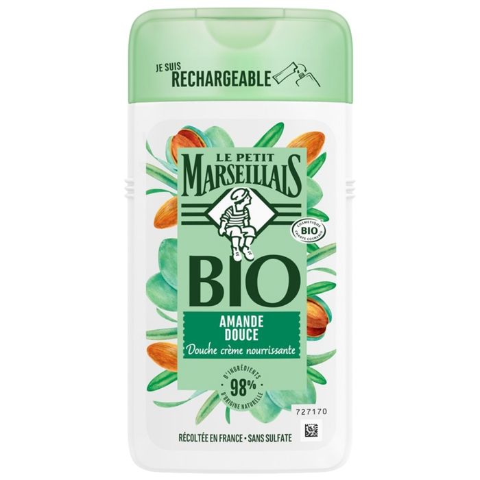 LE PETIT MARSEILLAIS Crème de douche Bio Nourrissante Amande douce - 250 ml