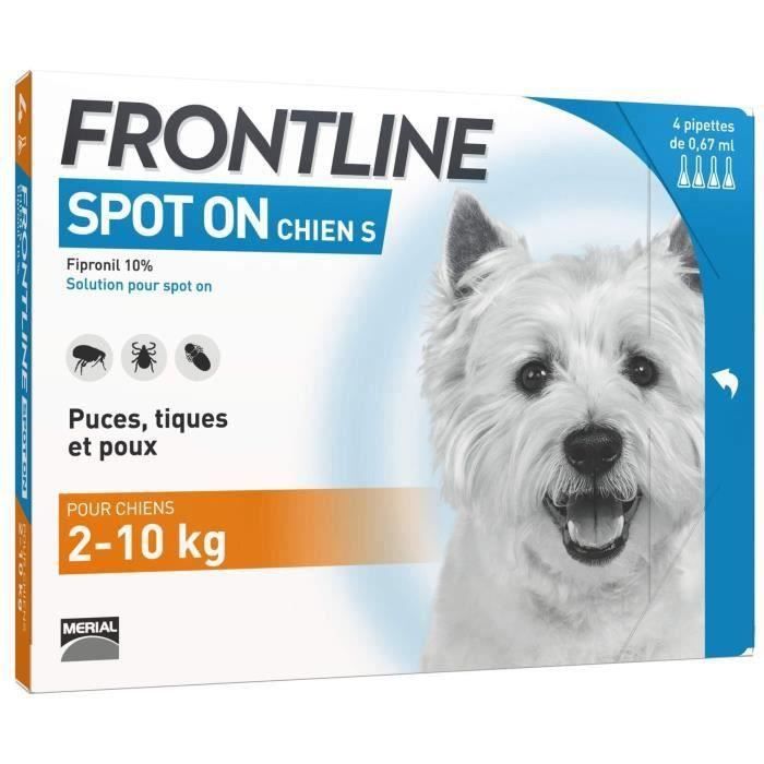 FRONTLINE Spot On chien 2-10kg-4 pipettes KK68