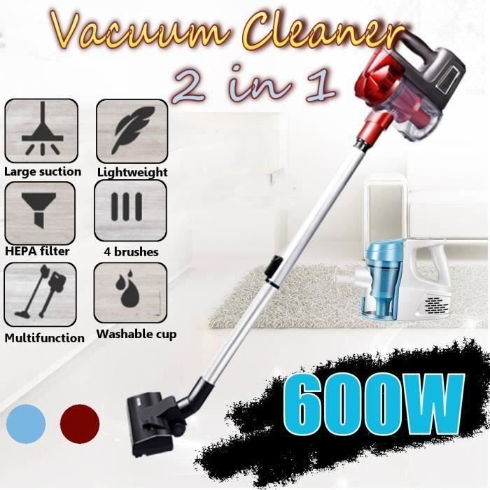 700W 220V Aspirateur à Main Multifonction Aspirateur Balai Ultra-silencieux Dépoussiéreur Puissant Anti-acariens rouge FR45489