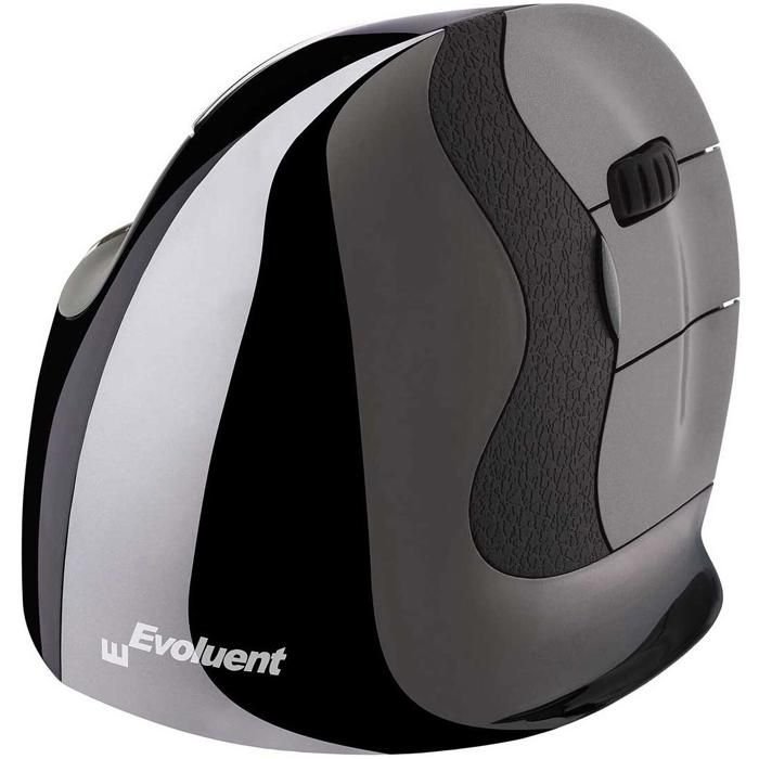 Evoluent VerticalMouse D Wireless Medium - Souris sans fil ergonomique - droitier - capteur laser 2600 dpi - 5 boutons