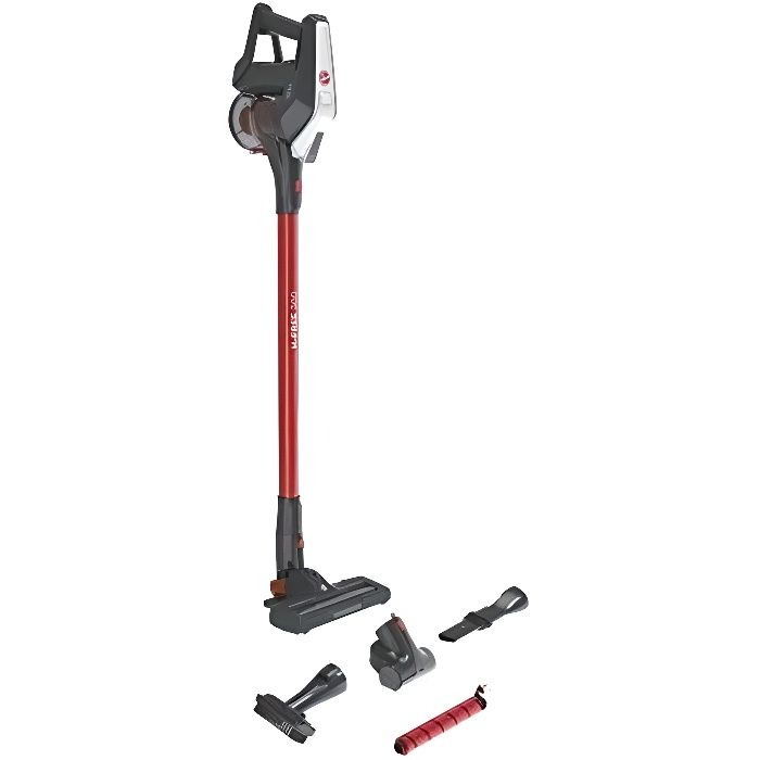 Hoover H-FREE 300 HF322AFP Aspirateur sans Fil 2 en 1, autonomie jusqu'à 40 Min, Double éclairage LED, Charge Rapide en Seulement 2,