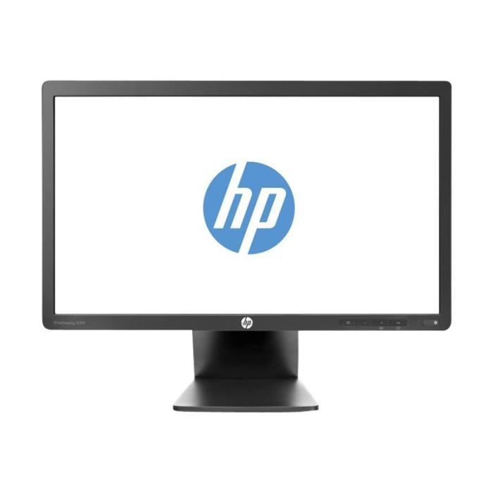 HP EliteDisplay E201 Écran LED 20- (20.0- visualisable) 1600 x 900 TN 250 cd-m² 1000:1 5 ms DVI-D, VGA, DisplayPort noir