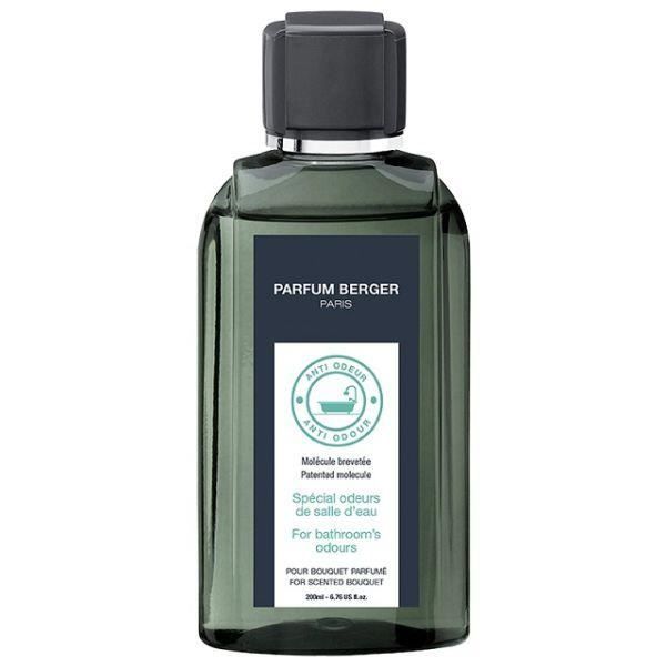 RECHARGE POUR BOUQUET PARFUME 200 ML ANTI ODEURS DE SALLE DE BAINS - PARFUM BERGER