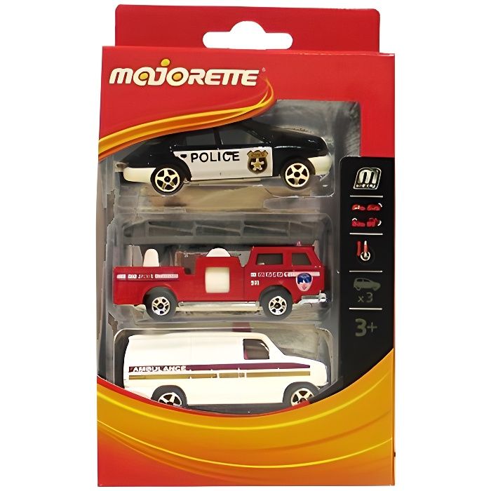 Voitures - Véhicules de secours : Lot 3 coffret 1