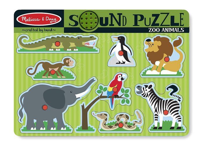 MELISSA & DOUG Puzzle Sonore - Animaux De Jardin Zoologique