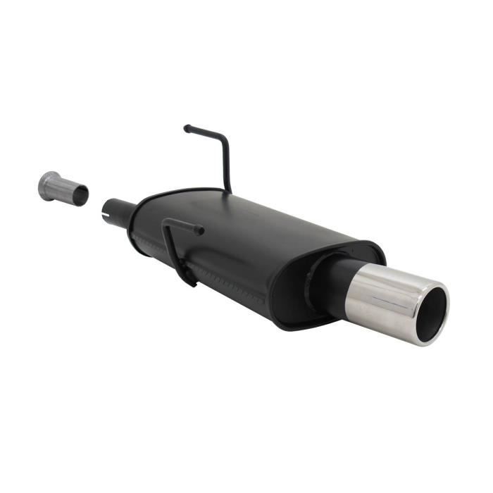 Silencieux Echappement Peugeot 206 / 206 CC 98/09 - 1x90mm