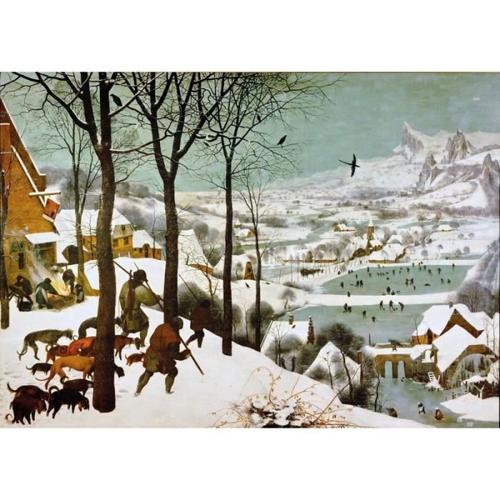 Puzzle d'art en bois 650 pièces : Bruegel : Cha...