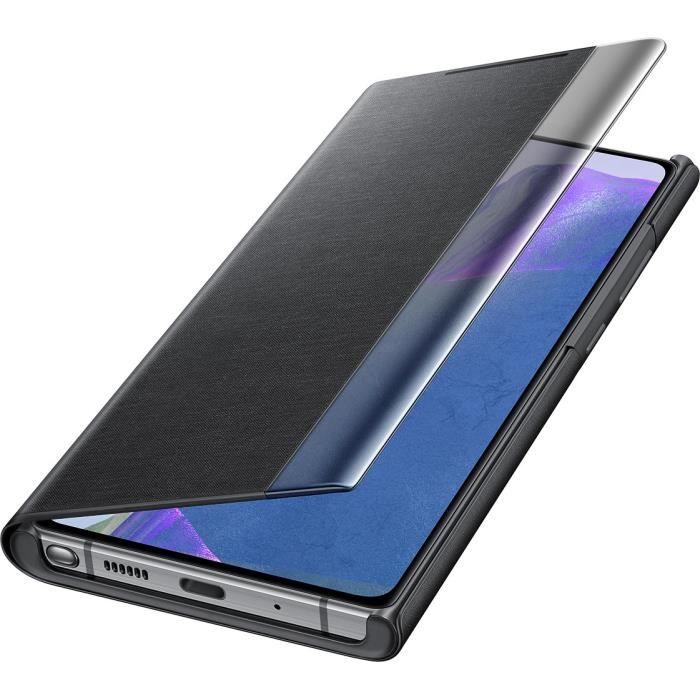 Etui Clear View noir Note20