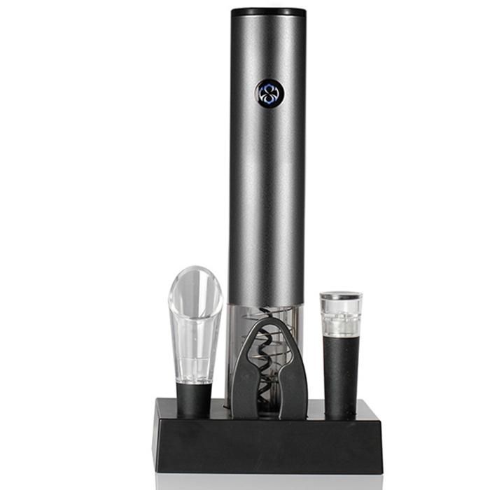 TD® Tire-bouchon de vin électrique Ouvre-bouteille de vin de ménage Ouvre-bouteille de vin Tire-bouchon automatique