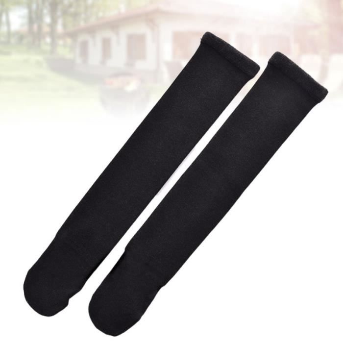 1 Pair Women Cotton Stocking Stylish Color Cold Protection Socks Long Tube Lady for Autumn ABATTANT WC - REHAUSSEUR WC