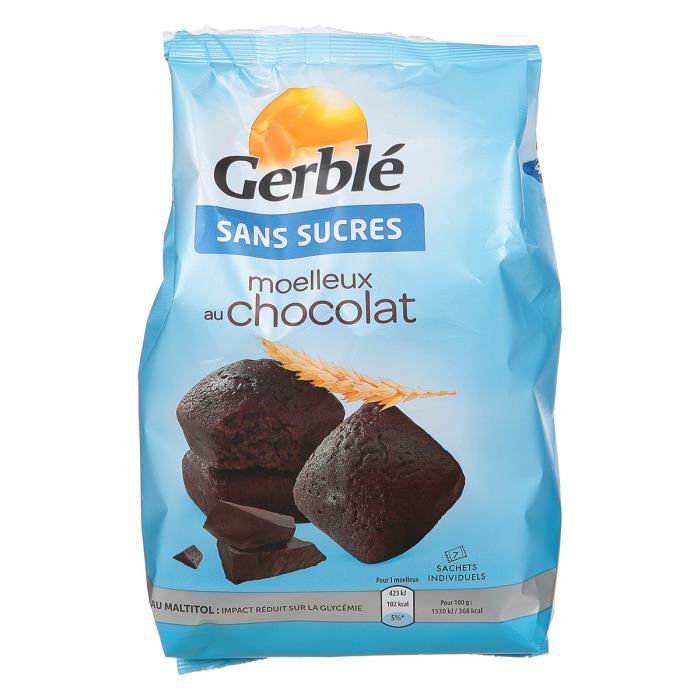 Moelleux au chocolat sans sucres ajoutés - 196g