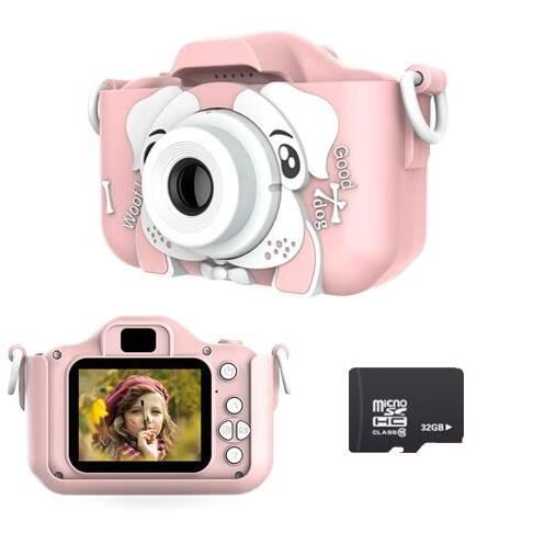 Appareil Photo Enfants - Appareil Photo Numérique pour Enfants avec 2.0 Pouces Grand écran 1080P HD 12MP Carte SD 32 Go Intégré