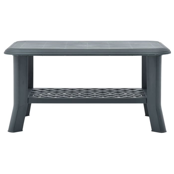 Table basse - CLOUD - Vert 90x60x46 cm Plastique - Pour Salon - 48794