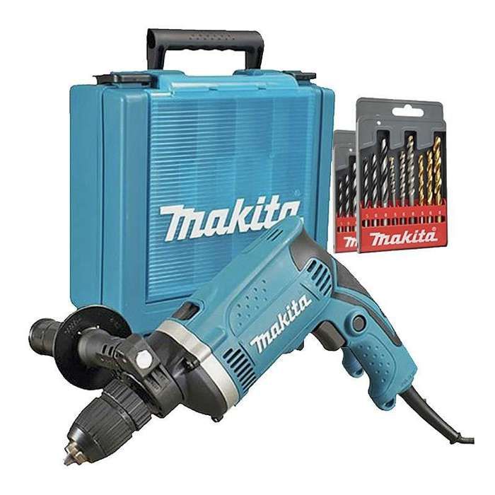 Perceuse À Percussion MAKITA HP1631KSP – 710W, Ø 13 mm, Carter Aluminium - vue 3