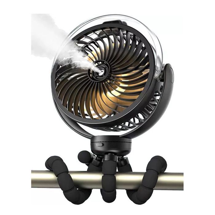 Ventilateur USB - Dancial - Mini Ventilateur à Main - 100ml - 3000mAh - 2 Vitesses - Telinex