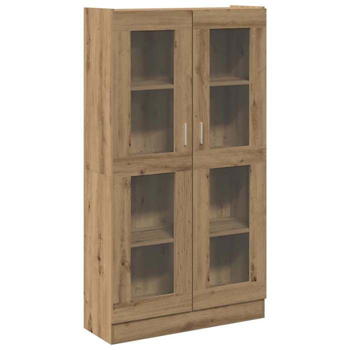 Buffet haut moderne - KALISSE - Chêne artisanal - 82 5x30 5x150 cm - Bois dingénierie - 60 kg capacité