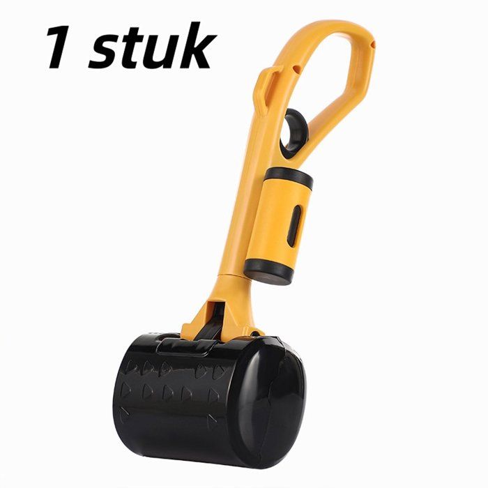 Comparer les prix de 1 pièce - Ramasse-crottes de chien - Pelle à crottes de chien - Ramasse-crottes pour promenades - Jaune