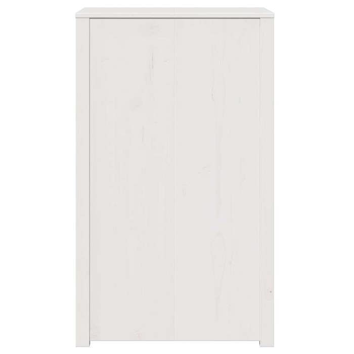 Moderne Placard/Armoire de cuisine SWEETY Meuble bas de rangement Blanc 55x55x92 cm Bois de pin massif BB2378