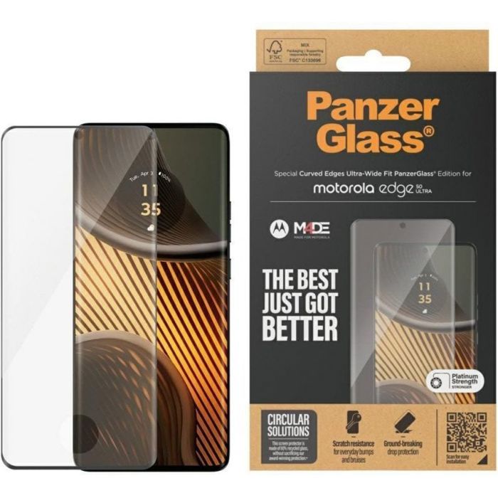 Panzerglass Verre trempé ultra-large pour Motorola Edge 50 Ultra
