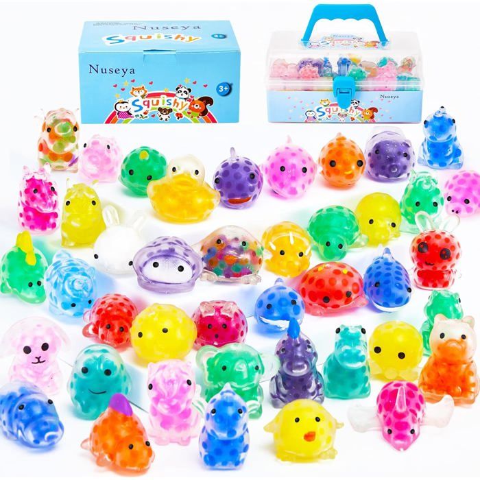 Objet Anti Stress Maxentico 32 Pièces Kawaii Mochi Squishy, Jouet