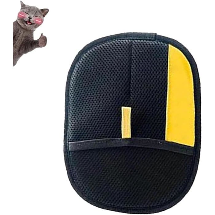 Éliminateur de poils danimaux gant de retrait de poils de chat et de chien réutilisable et lavable pour canapé lit vêtements