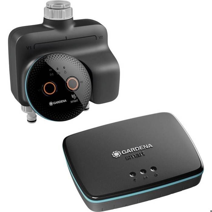 GARDENA 19044-20 smart Dual Water Control Set Commande darrosage