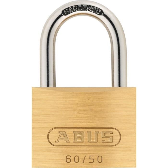 Cadenas à clé laiton Abus 60 x 70mm - vue 2