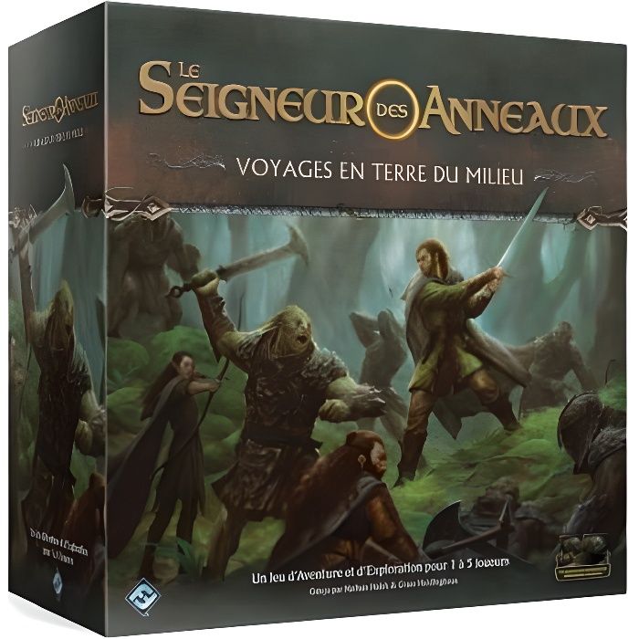 Le Seigneur des Anneaux : Voyages en Terre du Milieu - Asmodee - Jeu de société - Jeu coopératif - Jeu avec application